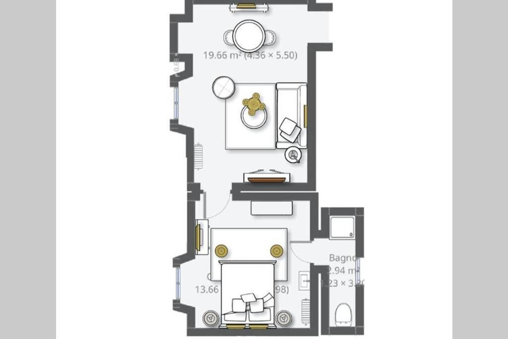 Apartmán Charming 1Br In Navona Square Řím Exteriér fotografie